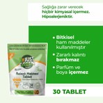 Just Green Organic Bitkisel Bulaşık Makinesi Tableti - %100 Bitkisel - Doğal Ve Güçlü Temizlik (30 TABLET) Yerli Üretim