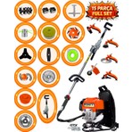 Eisenn New Sitil Özel Set Sırt Tırpan + Çapalama Seti + Zeytin Hasat Toplama 15 Parça Full Set