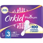 Orkid 5 Adet Orkid Platinum Kanatlı Gece (Boy 3) 6 Adet Hijyenik Ped