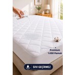 Formeya Kapitone Fitted Full Kenar Su Sıvı Geçirmez %100 Pamuk Yatak Koruyucu Alez Tek Çift Battal (16 Ebat)