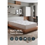 Mobyat Full Ortopedik Natural Süper Bambu Yaylı Yatak (90x190)