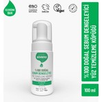 Siveno %100 Doğal Yüz Temizleme Köpüğü Yağlı Ciltler İçin Makyaj Siyah Nokta Sivilce Vegan 100 ml