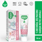 Siveno %100 Doğal Diş Macunu Bebek ve Çocuk İçin Karışık Meyve Aromalı Florürsüz 50 ml