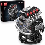 10234 Vtec Engine 772 Parça Motorlu Mekanik Motor Modeli Yapı Blok Seti