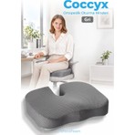Viscofoam Ortopedik Oturma Minderi Hemeroid Kuyruk Sokumu Coccyx Oturma Minderi Visco Minder Gri