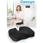 Viscofoam Ortopedik Oturma Minderi Hemeroid Kuyruk Sokumu Coccyx Oturma Minderi Visco Minder Siyah