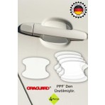 Sticker Usta Araba Kapı Kolu Içi Koruyucu Sticker - Ppf Film Sticker - 4 Parça - Alman Malı - Şeffaf Boya Çizik Önleyici - Tırnak Koruma Sticker - 00358