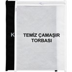 Karcamp 2’si 1 Arada Kirli ve Temiz Çamaşır Torbası Seti – Fermuarlı 2’li Organizer