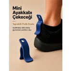 Filkorium3D Mini Pratik Ayakkabı Çekeceği – Taşınabilir Pratik Ayakkabı Giyme Aparatı Kerata - 1 Adet Plastik Kerata