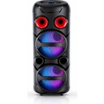 Hepu HP-987 10W Tws Bluetooth Party Hoparlör – LED Aydınlatmalı 1 Adet Kablolu El Mikrofonu Dahil Karaoke Destekli Taşınabilir Ses Sistemi