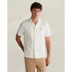 Gant Men's White Button-Down Collar Logo Shirt