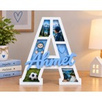 Ude Desing 3D Kişiye Özel Fotoğraflı Harf Çerçeve – Aleyna Isimli Dekoratif Fotoğraf Çerçevesi