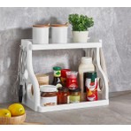  Envii Store Pratik Düzen Iki Katlı Mutfak/dolap Içi Organizer