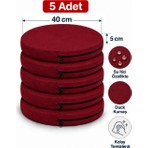 Komodo Sport Kreş Minderi Anaokulu Aktivite Minderi, Bahçe, Dekor, Sandalye Minderi 40X40X 5 cm Yuvarlak Minder (5ADET)