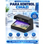 Dedektörü Mor Işıklı Kontrol Makinesi Uv Ultraviyole Lambalı Döviz ve Kağıt Para Test Cihazı