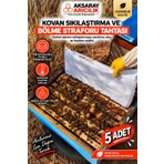 Aksaray Arıcılık Arı Kovanı Sıkılaştırma ve Bölme Straforu 5 Adet 45X25 cm 2 cm Isı Yalıtım Tahtası