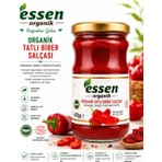 Essen Organik Biber Salçası 610 gr Tuzsuz Organik Ürün Tarım Bakanlığı Onaylı