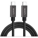Force 100W Type-C To Type-C 2 Metre USB 3.1 Gen2 10 Gbps 4k@60hz Hızlı Şarj Data ve Görüntü Aktarım Kablosu Örgülü