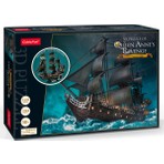 Cubic Fun Cubicfun Queen Anne's Revenge 3D Puzzle 293 Parça LED Işıklı Eğlenceli Tasarım 8 - 18 Yaş