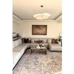 Apex Halı Bej Vintage Salon Halısı Yıkanabilir Kaydırmaz Taban Halı Yolluk Mutfak Koridor Halısıvelora 3044