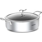 Karaca Plasma Steel 316+ 3Ply Yanmaz Yapışmaz Çelik Karnıyarık Tencere 26 cm