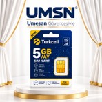 Umsn 4g M2M Data Sım Kart - Tek Ödeme, 1 Yıllık Kullanım