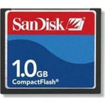 Sandisk 1 GB Compact Flash Hafıza Kartı Yüksek Okuma/Yazma Hızı ile Profesyonel Kullanım İçin Uygun