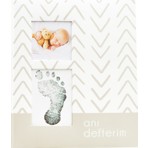 Fufizu Bebek Anı Defteri - İlk 1 Yıl Hamilelik ve Anne Bebek Günlüğü - Ajandası + Baskı Kiti Modern Unisex Tasarım