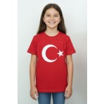 Crassi Kız ve Erkek Çocuk T-Shirt Türk Bayraklı