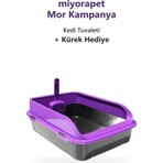 Chitto Shop Miyorapet Mor Kampanya Açık Kedi Tuvaleti - Kürek Hediyeli