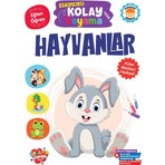 Boyama Zamanı Etkinlikli Kolay Boyama – Hayvanlar