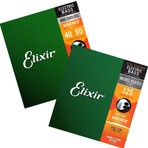 Elixir 40-125 Nanoweb 5 Telli Bas Gitar Tel Seti (140025)