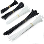 Zenith 3.6 x 250 mm Kablo Bağı Plastik Cırt Kelepçe Beyaz Nylon 66 Malzemeden 100 Adet Paket