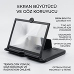 3D Telefon Ekran Büyütücü ve Göz Koruyucu Standı