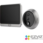 Ezviz DP2C 2MP 1080P Kablosuz Akıllı Görüntülü Kapı Dürbünü, Entegre Ekran ve Kapı Zili, Bataryalı, PIR Hareket Algılama (Ezviz Türkiye Garantili)