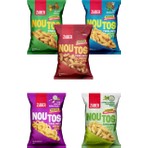 Züber Noutos Atıştırmalık Karma Paketi 55g x 5 Adet (Ege, Kajun, Chili, Yoğurt, Ekşi Krema)
