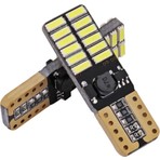 Zembil 2 Adet T10 LED 24 Ledli Yassı Park Plaka Tavan Bagaj Ledi