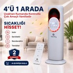 Nemfly Uzaktan Kumandalı Hava Isıtıcı, Soğutucu, Nemlendirici ve Uv Sterilizasyon Cihazı