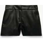 Koton Cepli Slim Fit Suni Deri Mini Şort