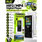 Azurtech Bmp-1 8gb Mp3 Mp4 Dijital Müzik Video Çalar Bluetooth Fm Radyo Tft Ekran