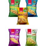 Züber Noutos Karma Atıştırmalık Paketi 55g x 5 Adet (Ege, Kajun, Ekşi Krema, %100 Yer Fıstığı, Yoğurt)