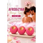 BB Bath Box Afrodizyak Banyo Topu 3 Adet 130 gr Nem Bombası ile Jakuzi ve Küvet İçin Rahatlatıcı