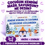 Kitza Yayınları 3-7 Yaş Çocuklar Için Kendini Koruma ve Savunma Becerilerini Güçlendiren Hikayeli Etkinlik Kitabı