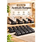 5301 10LU Ayakkabı Rampası Ayakkabı Düzenleyici Dolap Içi Organizer- Siyah