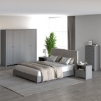 İnarch Dizayn Inarch Dizayn Bled 5 Kapılı Gardıroplu Yatak Odası Takımı – Modern Tasarım