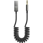 Mcdodo CA-8700 Gri Bluetooth Araç Kiti Aux Dönüştürücü USB Bağlantı Tipi ile HD Ses Performansı