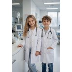Lizsa Çocuk Doktor ve Laboratuvar Önlüğü