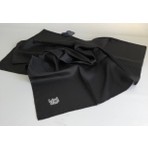 Lêvi D'or Levidor Düz Siyah Twill İpek Eşarp Su ve Leke Tutmaz Kumaş ile Şık Tasarım 90x90 cm