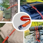 Sıhhat Dardokuma Metal Tokalı Mini Spanzet Yük Sabitleme Kayışı - 2 Metre