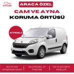 OtoÇizgi Fiat Fiorino Buz ve Kar Önleyici Aynalı Cam Koruma Örtüsü - 4 Mevsim Güneş Korumalı